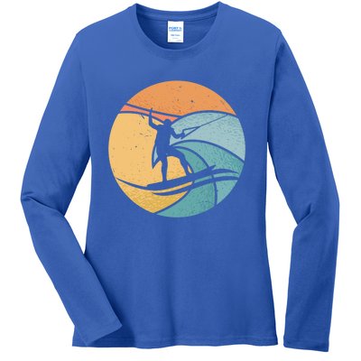 Water Ski Water Sport Waterskiing Water Skiing Gift Ladies Long Sleeve Shirt