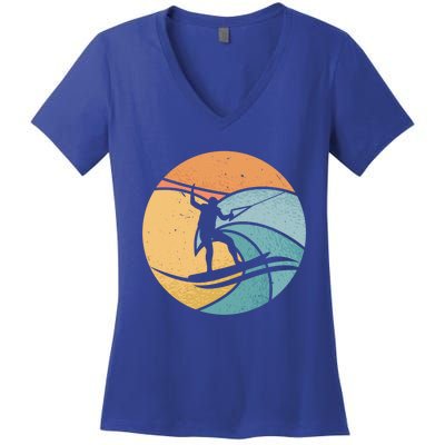 Water Ski Water Sport Waterskiing Water Skiing Gift Women's V-Neck T-Shirt