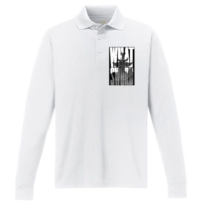 What Sword Performance Long Sleeve Polo