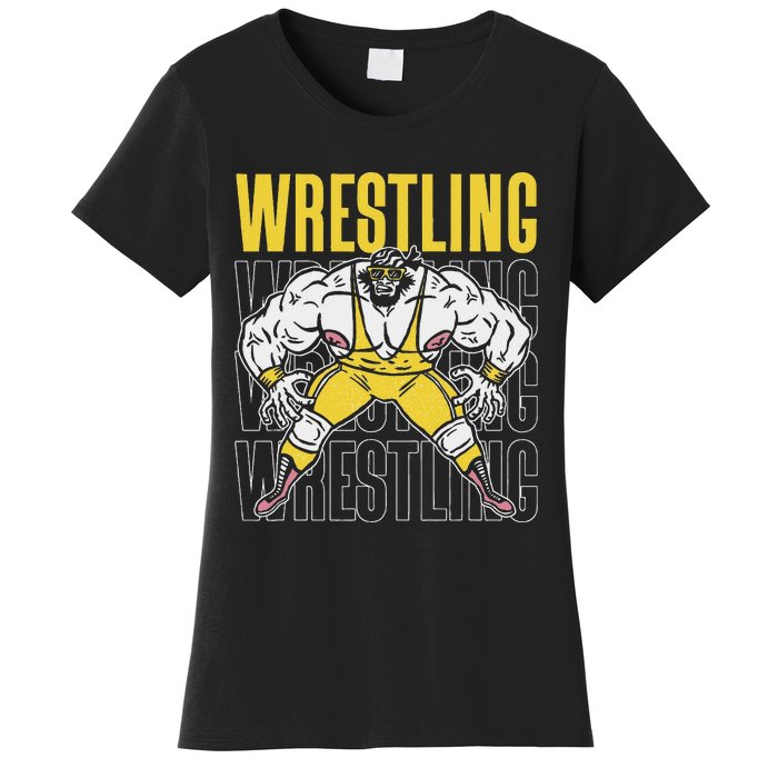 Wrestling Sport Wrestler Wrestle Wrestlers Wrestling Women's T-Shirt