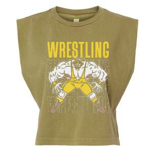 Wrestling Sport Wrestler Wrestle Wrestlers Wrestling Garment-Dyed Women's Muscle Tee