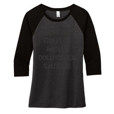 Whedon Shows Women's Tri-Blend 3/4-Sleeve Raglan Shirt