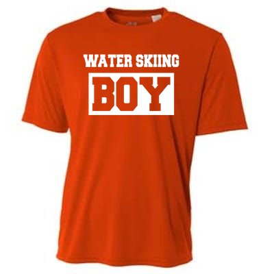 Water Skiing Water Skiing Water Skier Funny Gift Cooling Performance Crew T-Shirt