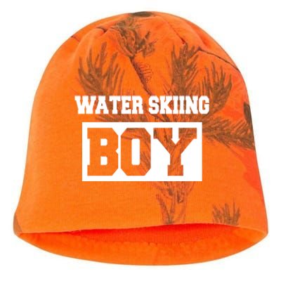 Water Skiing Water Skiing Water Skier Funny Gift Kati - Camo Knit Beanie