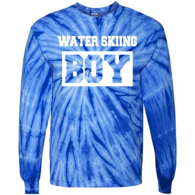 Water Skiing Water Skiing Water Skier Funny Gift Tie-Dye Long Sleeve Shirt