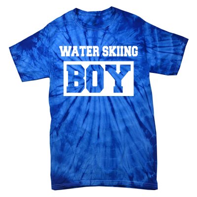 Water Skiing Water Skiing Water Skier Funny Gift Tie-Dye T-Shirt