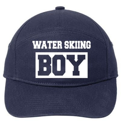 Water Skiing Water Skiing Water Skier Funny Gift 7-Panel Snapback Hat