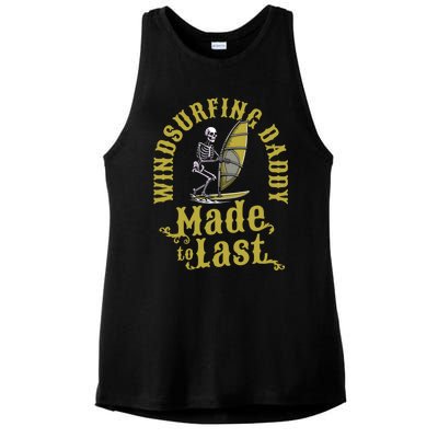 Windsurfer Skeleton Windsurfing Windsurf Fathers Day Dad Gift Ladies PosiCharge Tri-Blend Wicking Tank