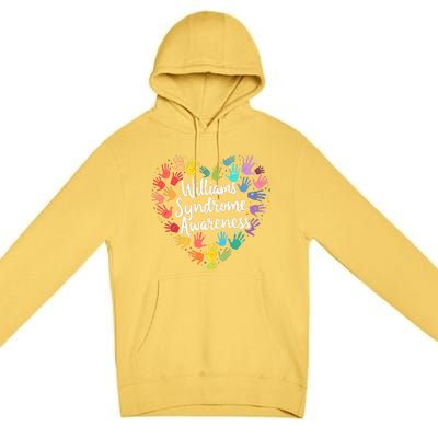 Williams Syndrome Warrior Awareness Premium Pullover Hoodie