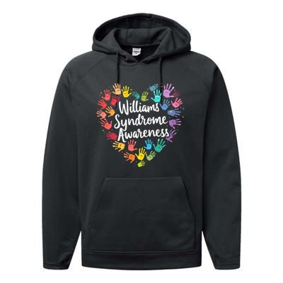 Williams Syndrome Warrior Awareness Performance Fleece Hoodie