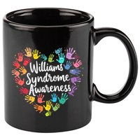 Williams Syndrome Warrior Awareness 11oz C Handle Ceramic Mug