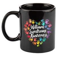 Williams Syndrome Warrior Awareness 11oz C Handle Ceramic Mug
