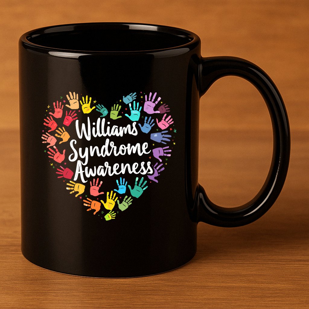 Williams Syndrome Warrior Awareness 11oz C Handle Ceramic Mug