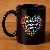 Williams Syndrome Warrior Awareness 11oz C Handle Ceramic Mug