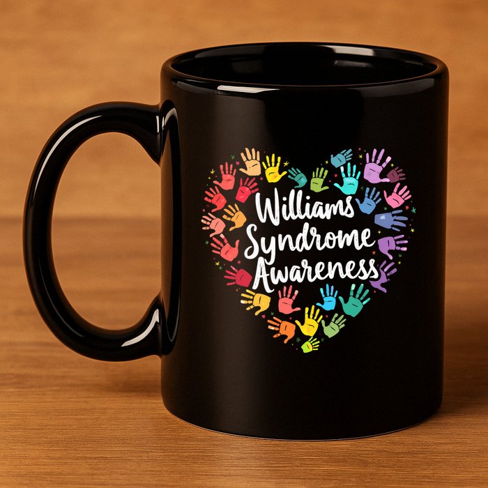 Williams Syndrome Warrior Awareness 11oz C Handle Ceramic Mug