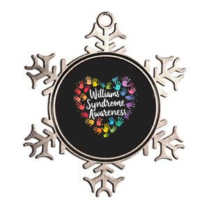 Williams Syndrome Warrior Awareness Metallic Star Ornament