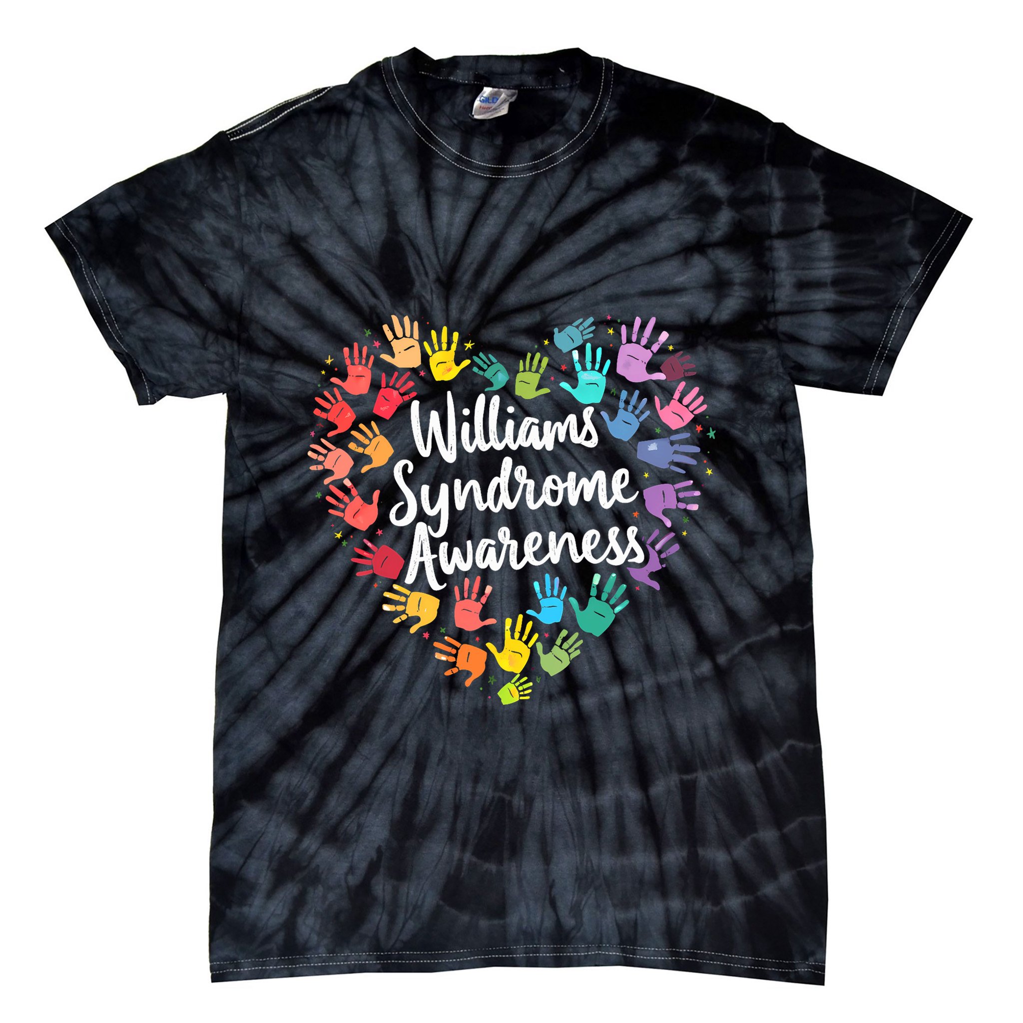 Williams Syndrome Warrior Awareness Tie-Dye T-Shirt
