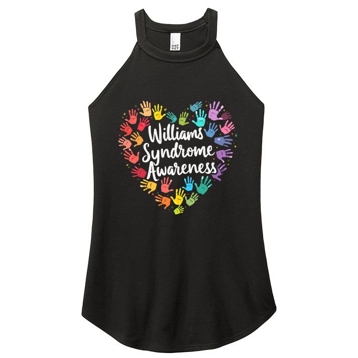 Williams Syndrome Warrior Awareness Women's Perfect Tri Rocker Tank