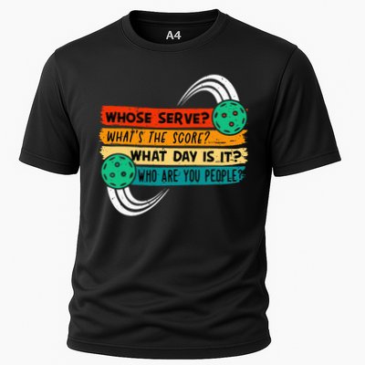 Whose Serve Who Are You People Pickleball Player Performance Shirt
