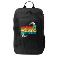Whose Serve Who Are You People Pickleball Player City Backpack