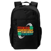 Whose Serve Who Are You People Pickleball Player Backpack
