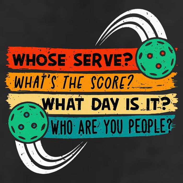 Whose Serve Who Are You People Pickleball Player Beanie