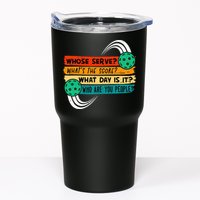 Whose Serve Who Are You People Pickleball Player Tumbler