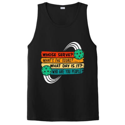 Whose Serve Who Are You People Pickleball Player PosiCharge Competitor Tank