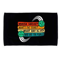 Whose Serve Who Are You People Pickleball Player Microfiber Hand Towel