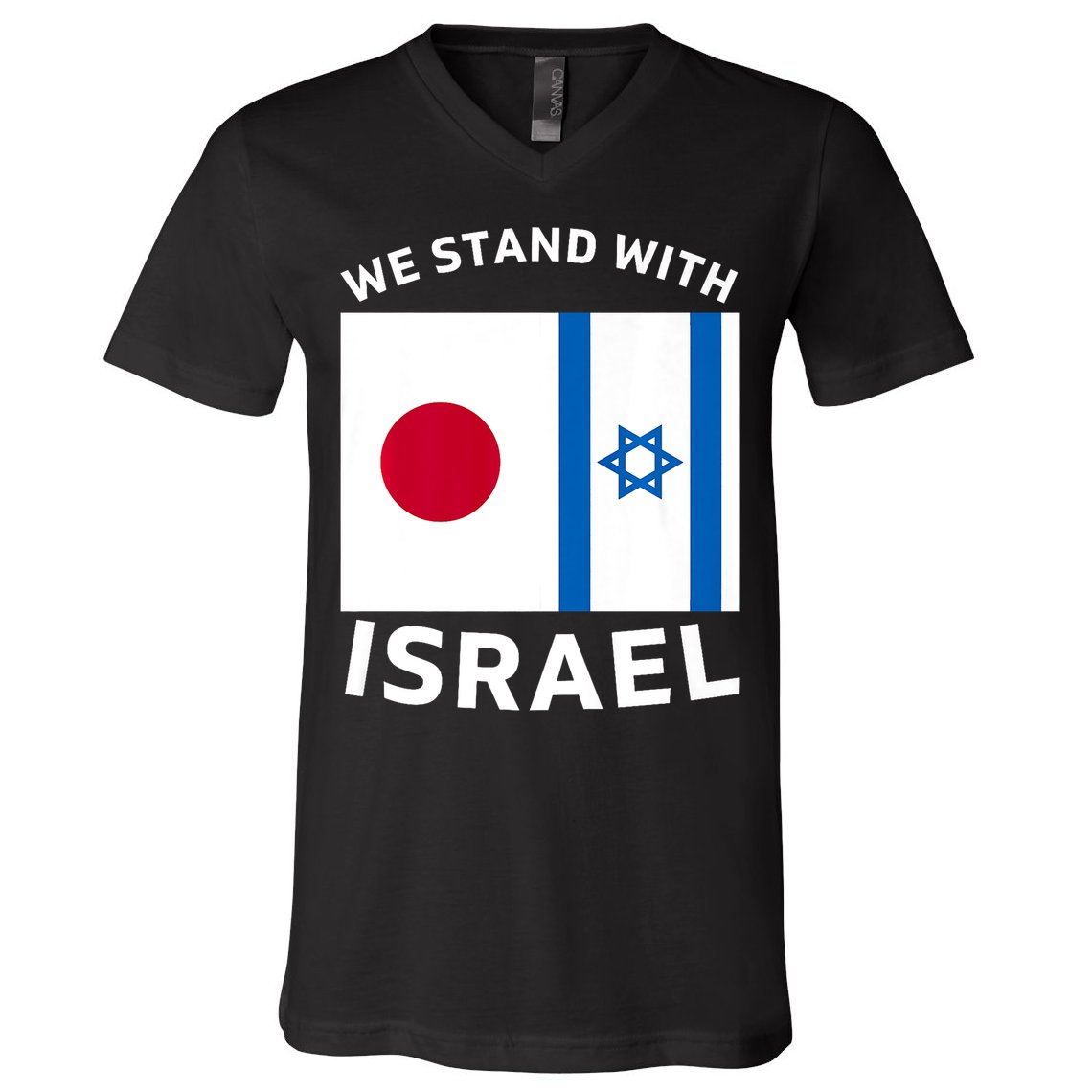 We Stand With Israel V-Neck T-Shirt