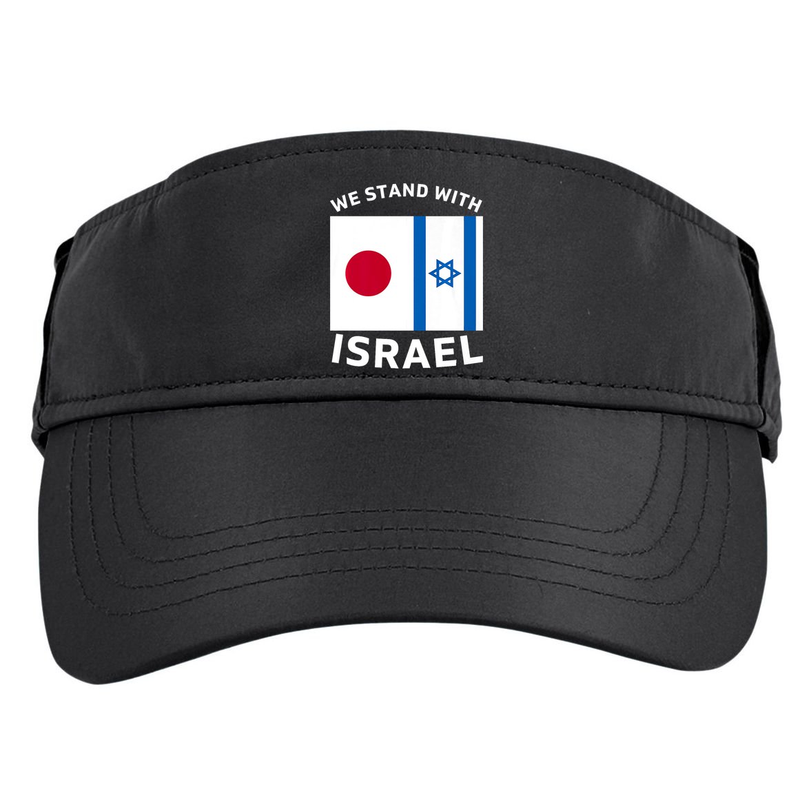 We Stand With Israel Adult Drive Performance Visor