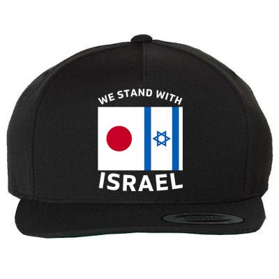 We Stand With Israel Wool Snapback Cap