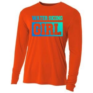 Water Skiing Water Skiing Water Skier Great Gift Cooling Performance Long Sleeve Crew