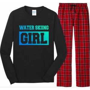 Water Skiing Water Skiing Water Skier Great Gift Long Sleeve Pajama Set