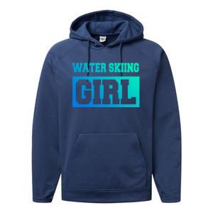 Water Skiing Water Skiing Water Skier Great Gift Performance Fleece Hoodie