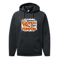 Whatever Spices Your Pumpkin Autumn Halloween Thanksgiving Performance Fleece Hoodie