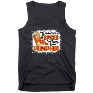 Whatever Spices Your Pumpkin Autumn Halloween Thanksgiving Tank Top