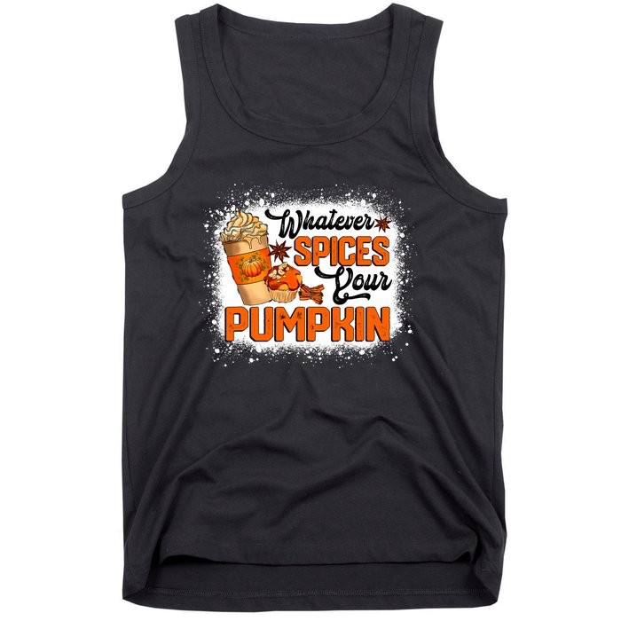 Whatever Spices Your Pumpkin Autumn Halloween Thanksgiving Tank Top