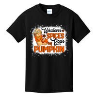 Whatever Spices Your Pumpkin Autumn Halloween Thanksgiving Kids T-Shirt