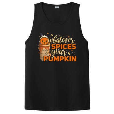 Whatever Spices Your Pumpkin Thanksgiving Autumn Halloween PosiCharge Competitor Tank