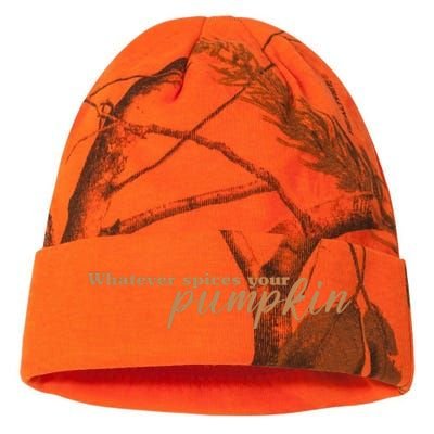 Whatever Spices Your Pumpkin Kati Licensed 12" Camo Beanie