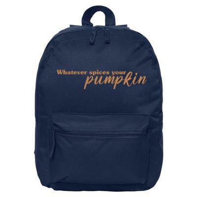 Whatever Spices Your Pumpkin 16 in Basic Backpack