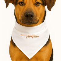 Whatever Spices Your Pumpkin USA-Made Doggie Bandana