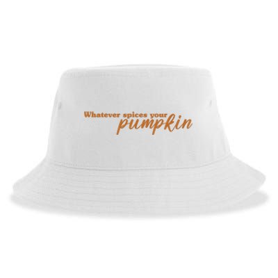 Whatever Spices Your Pumpkin Sustainable Bucket Hat