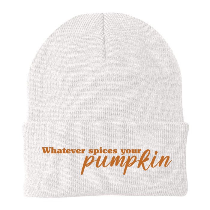 Whatever Spices Your Pumpkin Knit Cap Winter Beanie