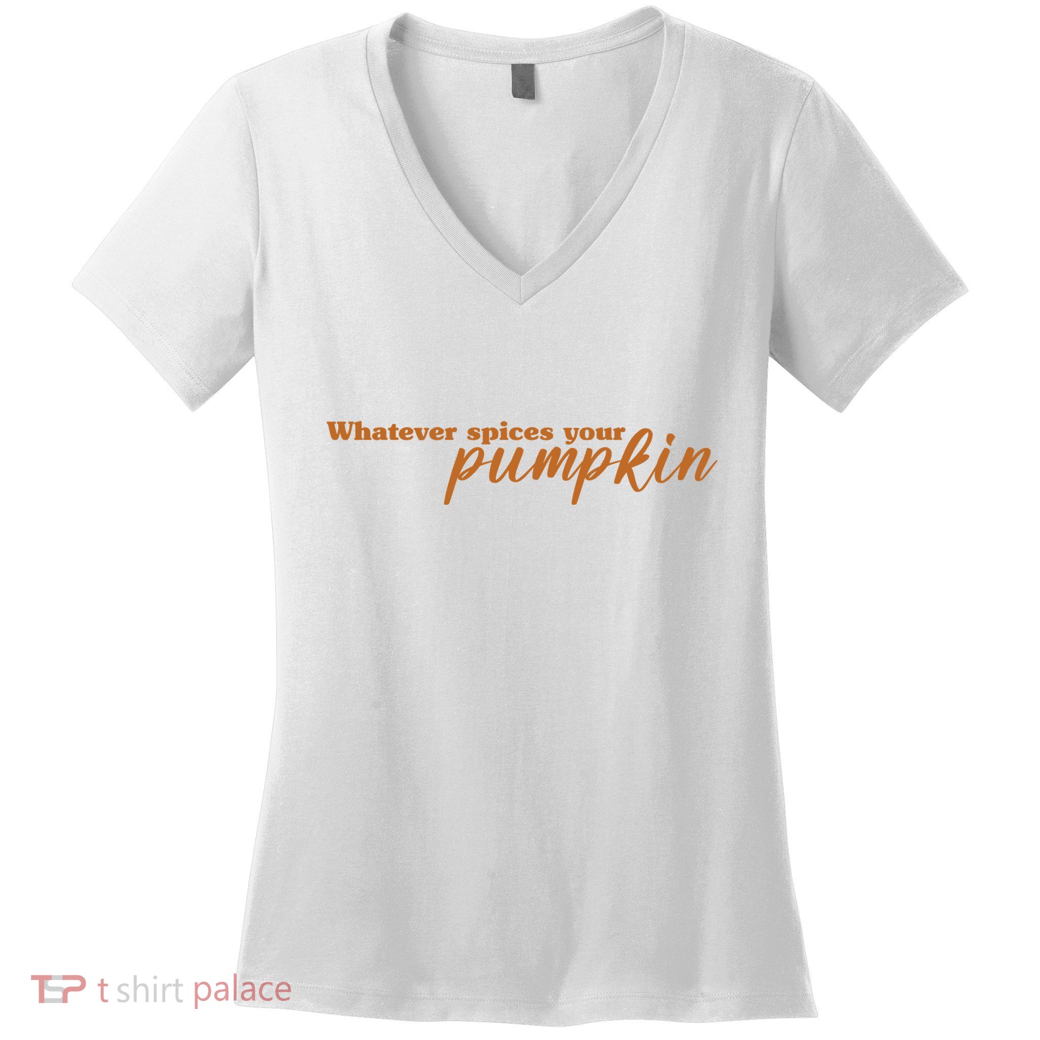 Whatever Spices Your Pumpkin Women's V-Neck T-Shirt