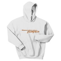 Whatever Spices Your Pumpkin Kids Hoodie