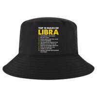 Wo Top 10 Rules Libra Horoscope Birthday Gift Cool Comfort Performance Bucket Hat