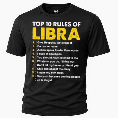 Wo Top 10 Rules Libra Horoscope Birthday Gift Performance Shirt