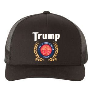 Women Trump 2024 Shirts Trump A Fine President 2024 Yupoong Adult 5-Panel Trucker Hat